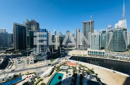 Apartment - 1 Bathroom for rent in Peninsula Three - Peninsula - Business Bay - Dubai