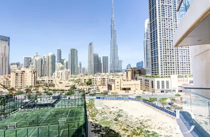 شقة - 2 غرف نوم - 3 حمامات للايجار في A برج فيوز - برج فيوز - وسط مدينة دبي - دبي