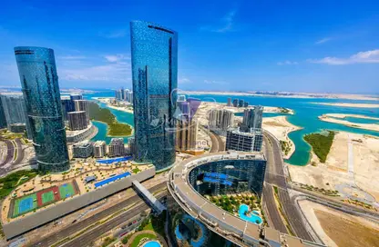 Apartment - 3 Bedrooms - 4 Bathrooms for rent in The Gate Tower 1 - Shams Abu Dhabi - Al Reem Island - Abu Dhabi