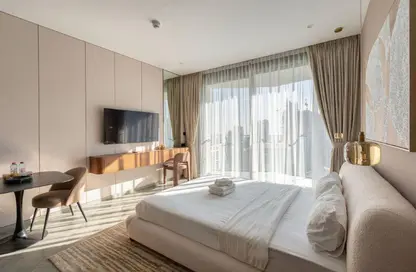 شقة - 1 حمام للايجار في بنينسولا ثري - بنينسولا - الخليج التجاري - دبي