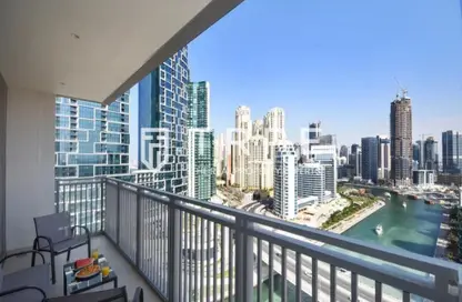 شقة - 2 غرف نوم - 2 حمامات للايجار في 5242 تاور 2 - 5242 - دبي مارينا - دبي