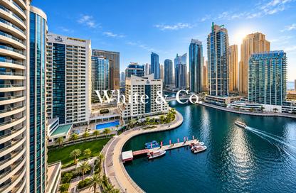 Apartment - 1 - 2 for rent in LIV Waterside - Dubai Marina - Dubai