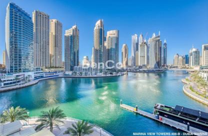 Apartment - 1 Bedroom - 2 Bathrooms for rent in Marina View Tower B - Marina View - Dubai Marina - Dubai