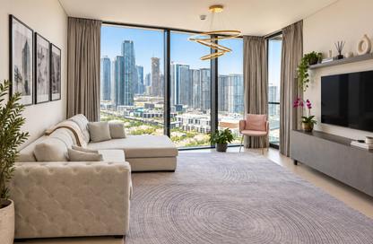 Apartment - 1 - 2 for sale in Waves Grande - Sobha Hartland - Mohammed Bin Rashid City - Dubai