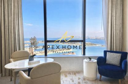Apartment - Studio - 1 Bathroom for rent in The Palm Tower - Palm Jumeirah - Dubai