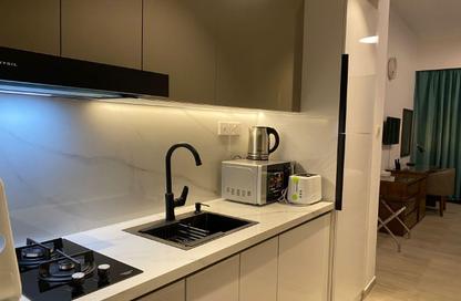 Apartment - Studio - 1 Bathroom for rent in AB Residences - Residential District - Dubai South (Dubai World Central) - Dubai
