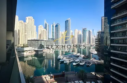 شقة - غرفة نوم - 2 حمامات للايجار في A برج سيلفرين - سيلفيرين - دبي مارينا - دبي