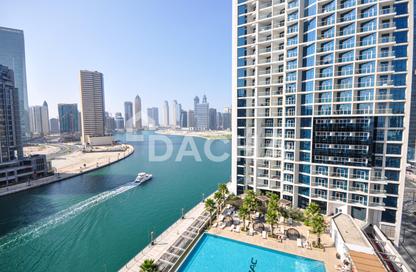 Apartment - Studio - 1 Bathroom for rent in Damac Maison Prive B - Damac Maison Prive - Business Bay - Dubai