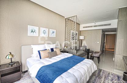 Apartment - Studio - 1 Bathroom for rent in Damac Maison Prive B - Damac Maison Prive - Business Bay - Dubai