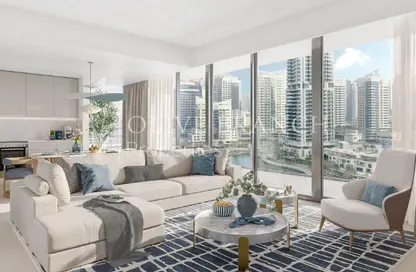 Apartment - 4 Bedrooms - 5 Bathrooms for sale in Marina Shores - Dubai Marina - Dubai