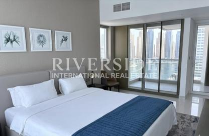 Apartment - Studio - 1 Bathroom for rent in Damac Maison Prive A - Damac Maison Prive - Business Bay - Dubai