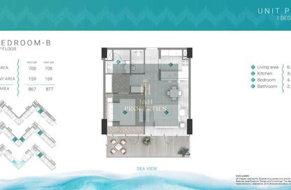 Apartment - 1 Bedroom - 2 Bathrooms for sale in Moonstone Residences Interiors - Al Marjan Island - Ras Al Khaimah