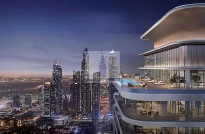 شقة - غرفة نوم - 1 حمام للبيع في برج Seapoint 1 - سي بوينت - إعمار بيتشفرونت - دبي هاربور - دبي