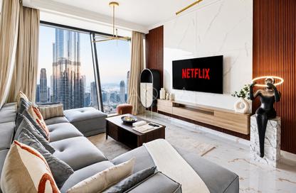 Apartment - 3 Bedrooms - 4 Bathrooms for rent in Burj Vista Tower 1 - Burj Vista - Downtown Dubai - Dubai