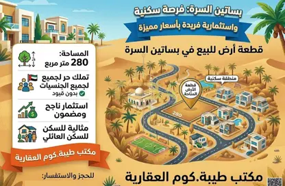 أرض - استوديو للبيع في بساتين السره - مشروع السرة السكني - أم القيوين