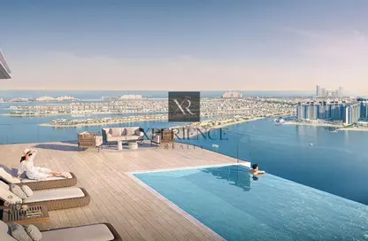 Apartment - 2 Bedrooms - 3 Bathrooms for sale in Seapoint Tower 1 - Seapoint - EMAAR Beachfront - Dubai Harbour - Dubai