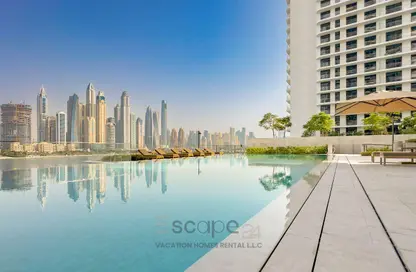 شقة - غرفة نوم - 1 حمام للايجار في برج Palace Beach ريزيدنس 1 - بالاس بيتش ريزيدنس - إعمار بيتشفرونت - دبي هاربور - دبي