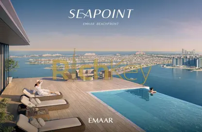 شقة - 3 غرف نوم - 4 حمامات للبيع في برج Seapoint 2 - سي بوينت - إعمار بيتشفرونت - دبي هاربور - دبي