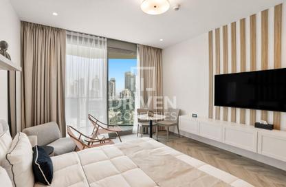 Apartment - Studio - 1 Bathroom for rent in Peninsula Three - Peninsula - Business Bay - Dubai