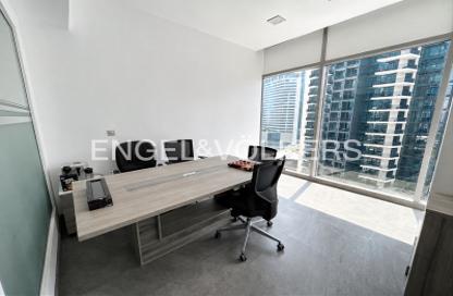 Office Space - Studio - 1 Bathroom for rent in The Binary Tower - Business Bay - Dubai