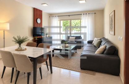 Apartment - 1 - 1 for rent in Al Dhafra 4 - Al Dhafra - Greens - Dubai