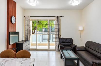 Apartment - 1 - 1 for rent in Al Dhafra 4 - Al Dhafra - Greens - Dubai