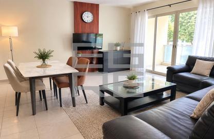 Apartment - 1 - 1 for rent in Al Dhafra 4 - Al Dhafra - Greens - Dubai