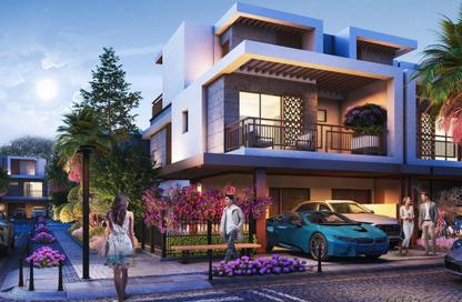 Townhouse - 4 - 4 for sale in Violet 1 - Violet - Damac Hills 2 - Dubai