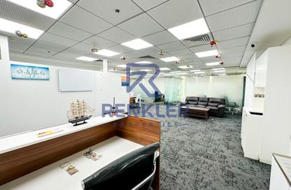 Office Space - Studio - 1 Bathroom for rent in Clover Bay Tower - Business Bay - Dubai