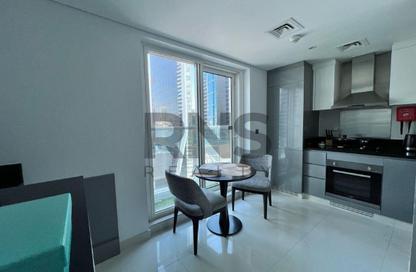 Apartment - Studio - 1 Bathroom for rent in Damac Maison Prive A - Damac Maison Prive - Business Bay - Dubai