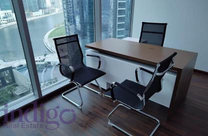 Office Space - Studio - 1 Bathroom for rent in The Binary Tower - Business Bay - Dubai