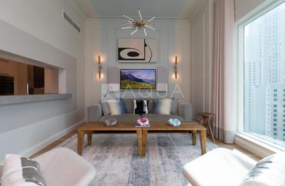 Apartment - 1 Bedroom - 2 Bathrooms for rent in Delphine Tower - Marina Promenade - Dubai Marina - Dubai