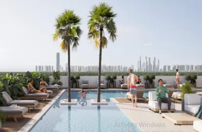 شقة - 3 غرف نوم - 4 حمامات للبيع في برج تريبان - مثلث قرية جميرا - دبي