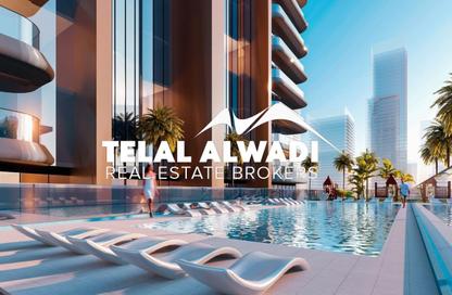 Apartment - 1 Bedroom - 2 Bathrooms for sale in Al Ghaf Tower - Al Khan - Sharjah