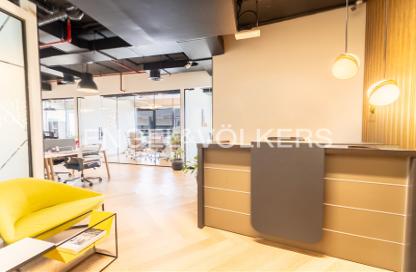 Office Space - Studio - 1 Bathroom for rent in I Rise Tower - Barsha Heights (Tecom) - Dubai