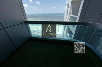 Apartment - 2 Bedrooms - 2 Bathrooms for rent in Corniche Tower - Ajman Corniche Road - Ajman