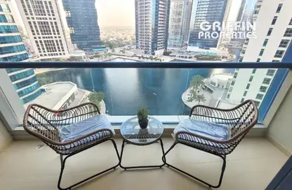 دوبلكس - غرفة نوم - 2 حمامات للايجار في خور الجميرا 1 - (JLT) مجمع X - أبراج بحيرات الجميرا - دبي