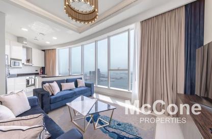 Apartment - 2 Bedrooms - 4 Bathrooms for rent in Palm View - Dubai Media City - Dubai