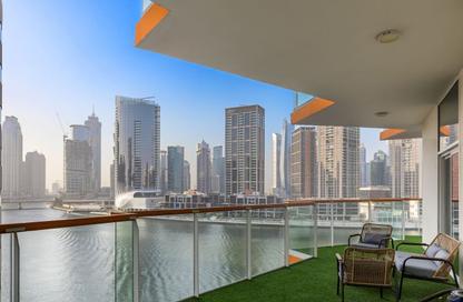 Apartment - 2 - 2 for rent in Millennium Binghatti Residences - Business Bay - Dubai