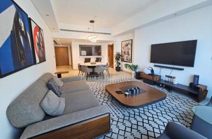 Apartment - 2 Bedrooms - 4 Bathrooms for rent in Marina Residences 2 - Marina Residences - Palm Jumeirah - Dubai
