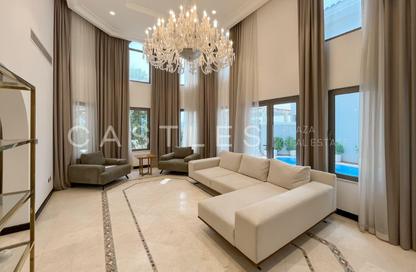 Villa - 4 - 5 for rent in Garden Homes Frond L - Garden Homes - Palm Jumeirah - Dubai
