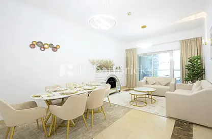 Apartment - 3 Bedrooms - 4 Bathrooms for rent in The Zen Tower - Dubai Marina - Dubai