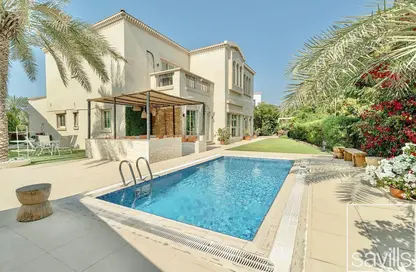 Villa - 4 Bedrooms - 5 Bathrooms for rent in Entertainment Foyer - Mediterranean Clusters - Jumeirah Islands - Dubai