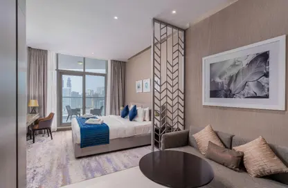 Apartment - 1 Bathroom for rent in Damac Maison Prive A - Damac Maison Prive - Business Bay - Dubai
