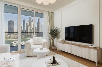 Apartment - 2 Bedrooms - 3 Bathrooms for rent in Beach Mansion Tower 1 - Beach Mansion - Emaar Beachfront - Dubai Harbour - Dubai