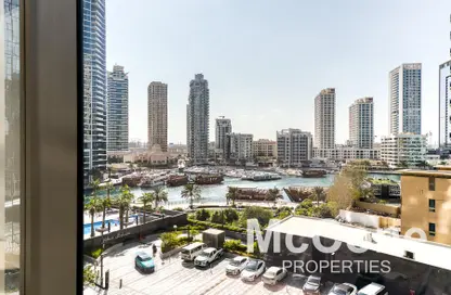 شقة - غرفة نوم - 2 حمامات للايجار في برج التألق 3 - أبراج البريق - دبي مارينا - دبي