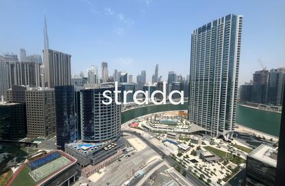 Apartment - Studio - 1 Bathroom for rent in Peninsula Two - Peninsula - Business Bay - Dubai