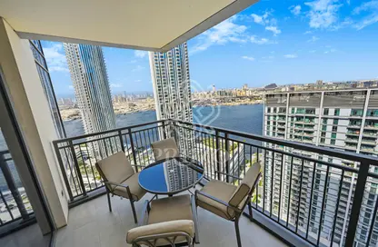 شقة - غرفة نوم - 2 حمامات للايجار في جريك رايس تاور 2 - الخور رايز - مرسى خور دبي - دبي