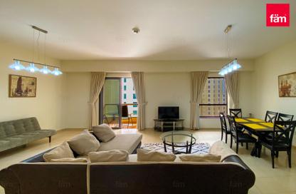 Apartment - 1 Bedroom - 2 Bathrooms for rent in Rimal 2 - Rimal - Jumeirah Beach Residence - Dubai
