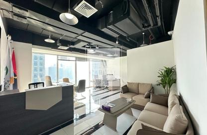 Office Space - Studio - 1 Bathroom for rent in The Binary Tower - Business Bay - Dubai